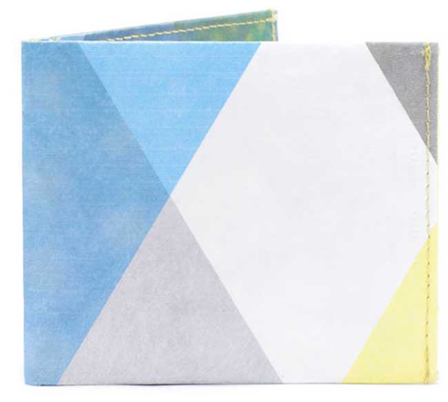 Triangle Moire | RFID Flat Wallet