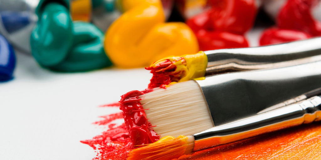 The Best Cities in the World for Artists - image of paint brushes and paint